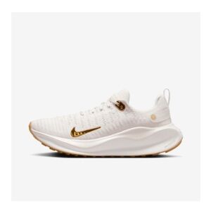 Nike Women's Infinity RN White and Gold Sneakers